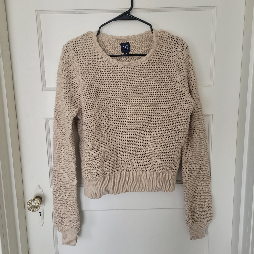 GAP Women's Beige Knit Sweater